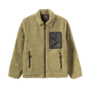 Dark Seas Hancock Custom Fleece black half-zip fleece pullover met borstlogo