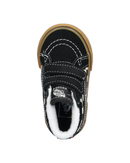 Vans MTE SK8-Mid Reissue Velcro Checkerboard Black Marshmellow Junior – junior sneaker met MTE-technologie, checkerboard-panelen en klittenbandsluiting