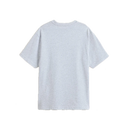 Vans Left Chest II Loose SS Light Grey Heather – lichtgrijs T-shirt met loose fit en subtiel Vans-logo op de borst