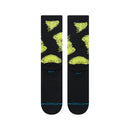 Stance Mean One Black – zwarte Grinch-sokken met feestelijke graphic, medium cushioning en versterkte hiel en teen
