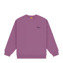 De Dime Classic Small Logo Crewneck VIOLET shop je online bij Revert95.com of in de winkel