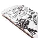 Skateboard Café Gaurab Sketches Deck C2 Shape – skateboard deck met Gaurab Thakali artwork en C2 shape