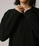 Former Merchandise Anderson LS Waffle Black – zwart longsleeve waffle-knit shirt met subtiele Former-branding