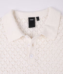 Former AG Crochet Knit Polo
