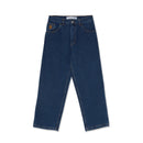 De 93! Pants Dark Blue zijn kwalitatieve en comfortabele broeken van Polar, gemaakt van extra stevig denim en gemaakt om lang mee te gaan.
