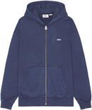 Shop de Obey Lowercase pigment zip hood Pigment academy navy bij Revert 95 in de winkel of online.