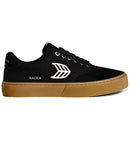 Cariuma Naioca Pro – Gum Black Ivory – duurzame skate-sneaker van suède en biologisch katoen met gumrubberen zool