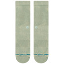 Stance Icon Dyed Crew Seagreen – tie-dye sokken in seagreen met Stance-logo en medium cushioning