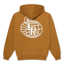 Atlas Monogram Hoodie Golden Brown White
