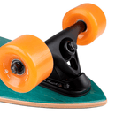 Arbor Skateboards Performance Artist Fish longboard complete wielen close-up