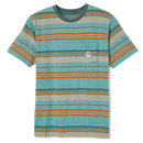 Brixton HILT ALTON S/S POCKET KNIT Aqua cloud wash voorkant product