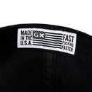 GX100 Sf 5 Panel Cap zwart oranje snapback binnenkant Revert95.com