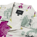 HUF BLOOM RESORT TOP kraag close-up