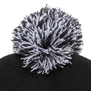 HUF EASTERN POM BEANIE zwart voorkant pom close-up Revert95.com