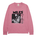 HUF - MILES DAVIS - VOODOO WASHED L/S TEE voorkant