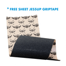 Gratis sheet Jessup griptape bij alle Magenta Skateboard decks Revert95.com