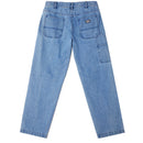 Obey Carpenter denim light indigo skate broek achterkant