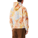 Obey mini bold recycled tie dye hoodie toffee multi achterkant lifestyle