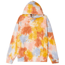 Obey mini bold recycled tie dye hoodie toffee multi voorkant product
