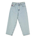 Polar skate co Polar Big Boy Jeans Light Blue voorkant Revert95.com