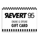 Revert 95 online en offline giftcard voor de in de skate winkel en op de webshop Revert95.com