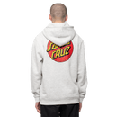 Santa Cruz skateboards classic dot zip hood achterkant athletic Heather lifestyle