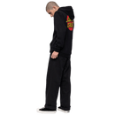 Santa Cruz skateboards classic dot zip hood zijkant black lifestyle