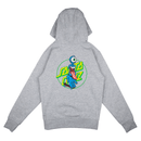 Santa Cruz Skateboards Youth Grip Dot Hood heather grey achterkant