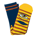 Toy Machine SECT EYE STRIPE geel navy sokken