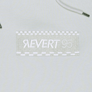 Revert 95 Checkerboard Box Logo Hoodie Bone