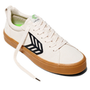 Cariuma Catiba vintage white voorkant skateschoenen