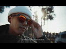 Oakley Frogskins Matte Black Montuur & Violet Iridium Glazen videoclip