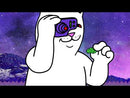 Ripndip Heavens Waiting Room Pocket  T-shirt Lilac videoclip Revert95.com