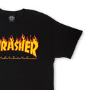 Thrasher Flame Tee Black