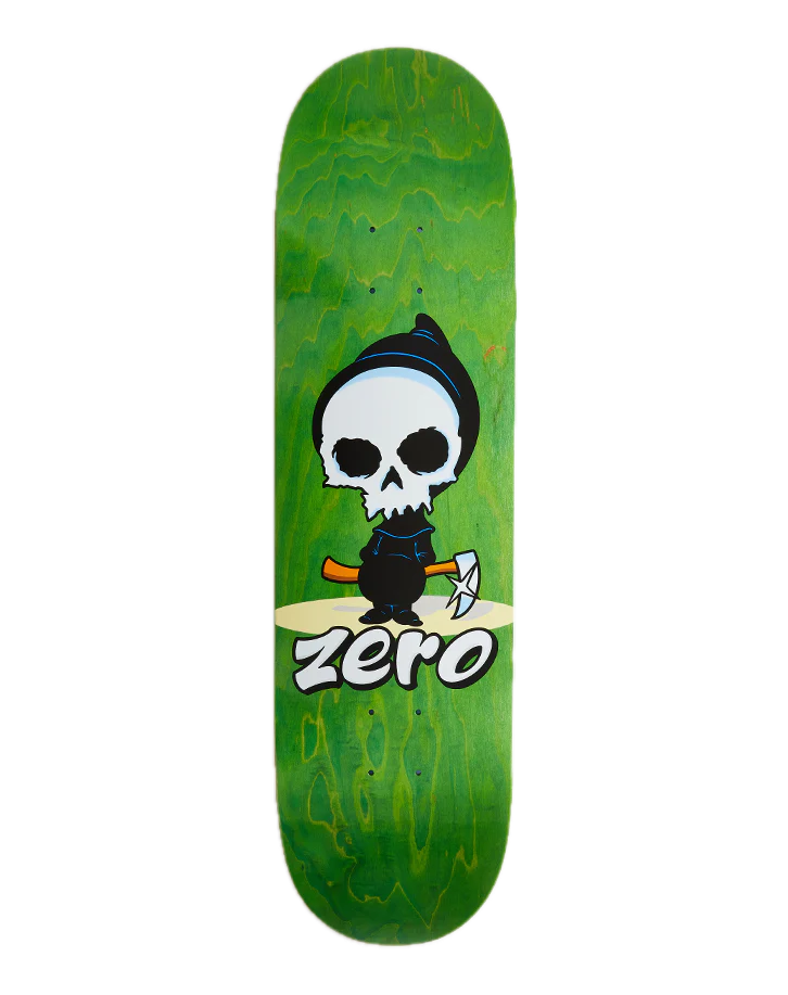 Zero Reaper Deck – skateboarddeck met klassieke Reaper skull graphic en 7-laags esdoorn