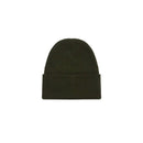 Obey Icon Eyes Beanie Kombu Green – groene gebreide muts met Obey Eyes-logo patch op de omslag