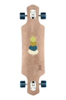 Globe Geminon 35 Dusk – drop-through longboard van 8-laags esdoornhout met Dusk-graphic, Tensor-trucks en 69mm wielen