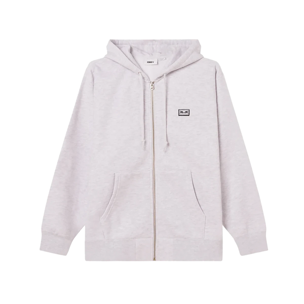 Koop de Obey Established Works Eye Zip Hood Ash Grey veilig en snel bij Revert 95 online of kom hem checken in de winkel in Haarlem.