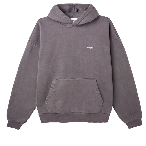 Shop de Obey Lowercase pigment hood Pigment digital black bij Revert 95 in de winkel of online.