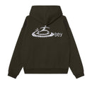 Obey Corp Extra Heavy Hood – hoodie van extra zware fleece met Obey Corp logo op de borst