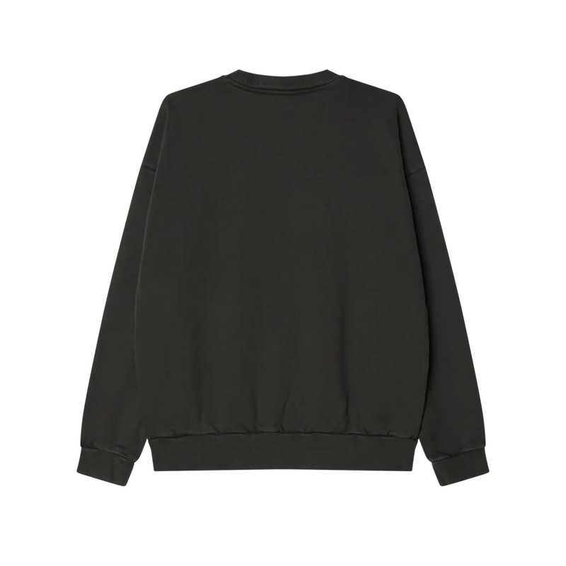 Obey Lowercase Pigment Crew – katoenen pigment-dyed sweater met Obey lowercase logo