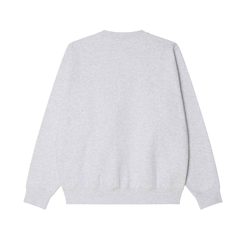 Obey Headlines Crew – crewneck sweater van fleece met Headlines graphic op de borst