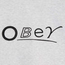 Obey Headlines Crew – crewneck sweater van fleece met Headlines graphic op de borst