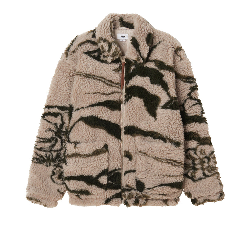 Shop de Obey Mushroom sherpa jacket veilig en snel online bij Revert 95 of kom gezellig langs in de winkel in Haarlem.