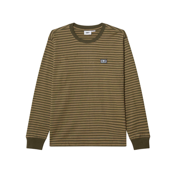 Koop de Obey Established works eyes stripe longsleeve veilig en snel bij Revert 95 online of kom hem checken in de winkel in Haarlem.