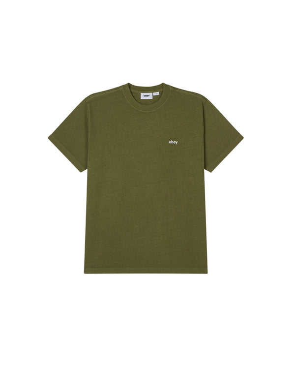 Lowercase pigment tee ss Pigment moss green