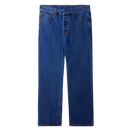 Obey Hardwork Denim Pants – Stonewash Indigo straight leg jeans van 100% katoen met vintage stonewash wassing