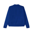 Obey Floral Zip Cardigan – gebreid vest met bloemenpatroon en volledige ritssluiting