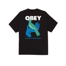 Obey Sound & Resistance Bird Classic Tee – wit T-shirt van katoen met activistische bird graphic