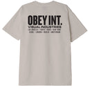 Bestel het Obey int. visual industries T-shirt veilig, gemakkelijk en snel bij Revert 95. Check onze website voor de gehele Obey collectie, of kom gezellig langs bij onze winkel in Haarlem.